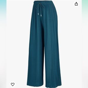Pleated Wide Leg Palazzo Maxi Pants
